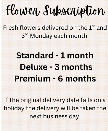 Floral Subscription  in Kountze, TX | Jan's Flowers & Gifts