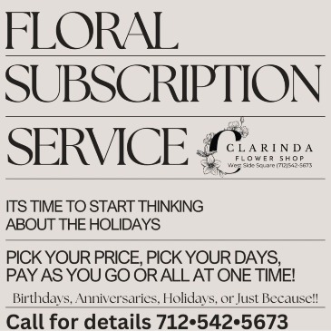 Floral Subscription Service  in Clarinda, IA | CLARINDA FLOWER SHOP