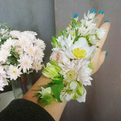 Floral Tattoo Corsage