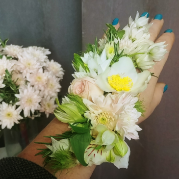 Floral Tattoo Corsage in Langford, BC | PETALS N BUDS METCHOSIN FLORIST