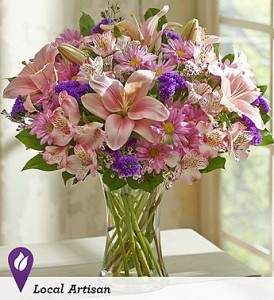 Floral Treasures  Vase Bouquet