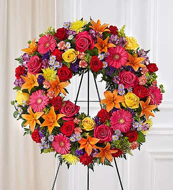 Wreath Mixed Floral 