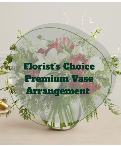 Florist Choice Christmas Premium Vase 