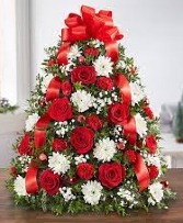 Florist Designed Holiday Flower Tree Tabletop