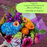 Florists Choice Bright Grand Bouquet Hand tie (no vase)