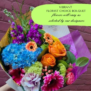 Florists Choice Bright Grand Bouquet Hand tie (no vase)