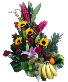 Flower Arrangement  & Fruits Basket 