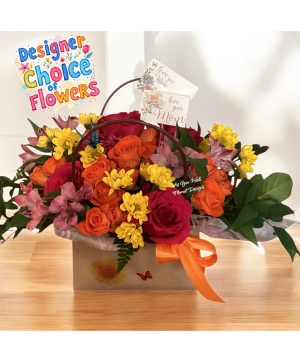 Flower Bag Arrangement