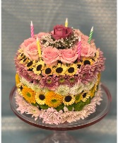 Flower Birthday Cake 