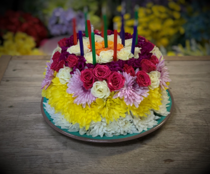 Flower Birthday Cake Happy Birthday Flower Cake