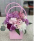 Flower Bouquet In A Gift Bag 