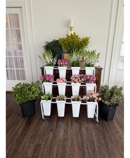 Flower Cart for Any Event. Build your own bouquet