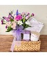 Flower gift basket 