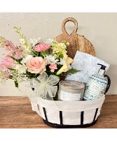 Flower Home Sweet Home Basket 