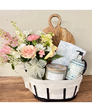 Flower Home Sweet Home Basket 
