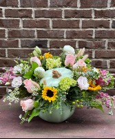 Flower Jazz Sage Harvest Bouquet assorted flowers