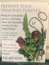 Flower Jewelry Jewelry made from fresh flowers 