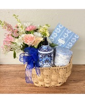 Flower Journal gift basket 