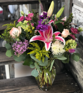 Flower Market Bouquet Fresh Cut Flowers In Vase in Key West, Florida | Petals & Vines