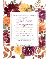 Flower of the Month Club Fall/ Winter- 3 Months Supply