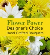 Flower Power (Yellow) Hand-tie Bouquet