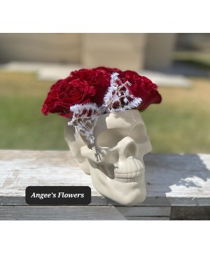 Red Rose Reaper Fresh Floral Arrangement