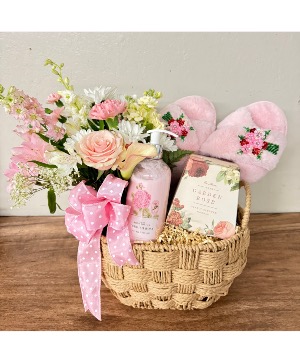 Flower Spa Gift Basket 