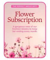 Flower Subscription as a Gift Flower Arrangement