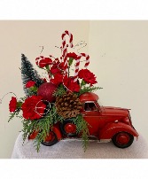 Flower Truck Christmas Delivery