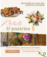 Flower Workshop at GR Baked! 