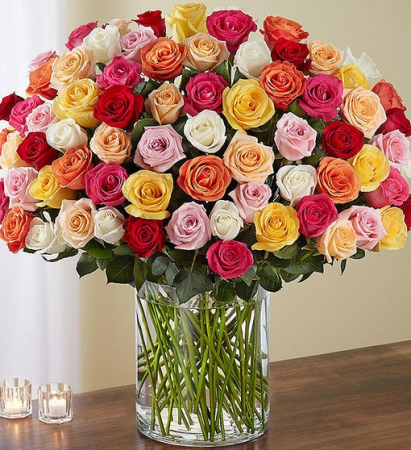 Flowerama Colorama Roses Assorted Rose Arrangement