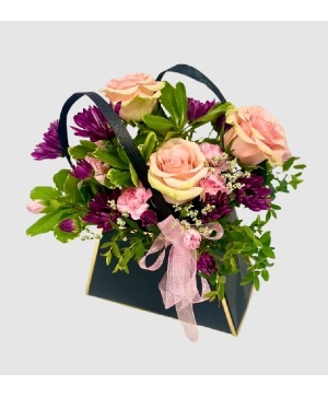 Flowerama Mix Floral in Cute Purse Design