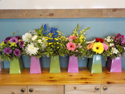 Box full of seasonal flowers $28 $38 $48