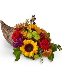 Flowering Cornucopia Arrangement 