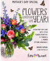 FLOWERS A MONTH FOR A  YEAR 6 MONTH AND 12 MONTH AVAILABLE