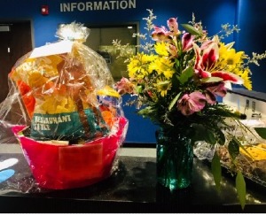 Flowers and Munchies Basket 