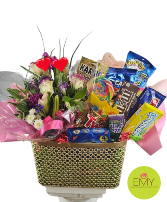 Flowers Candy Girl Vase and Basket