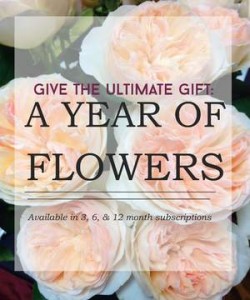 Flowers for a Year Flower Subscription