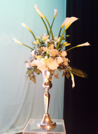 Flowers for Column  Tall and showy for weddings
