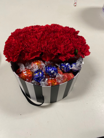 Flowers for you, Chocolate for me Flowers and Assorted Chocolate