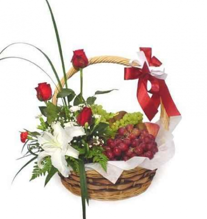 Flowers & Fruits Basket Basket