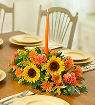 Flowers of Fall Centerpiece 