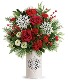 FLURRY OF ELEGANCE CHRISTMAS ARRANGEMENT