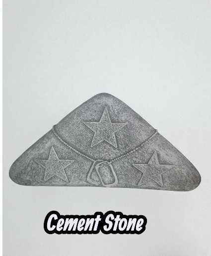 Folded Flag Concrete