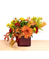 Foliage Berry Burst Vase Arrangement