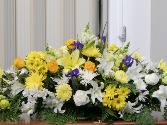 Fond Farewell Casket Flowers
