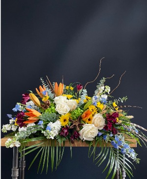 Fond Farewell Casket Spray