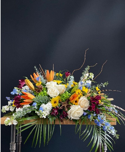 Fond Farewell Casket Spray
