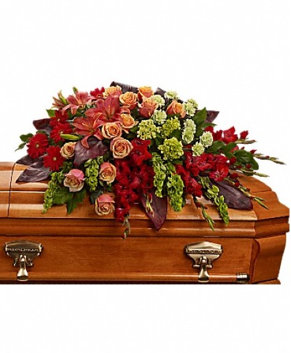 Fond Farewell Casket Spray