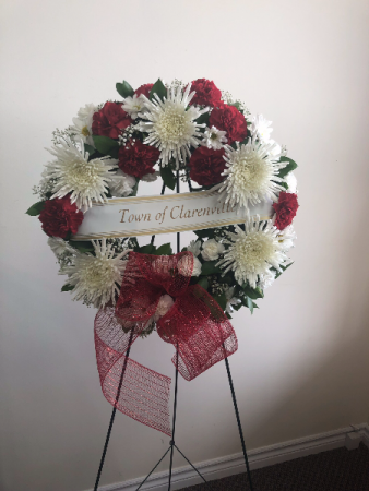 Fondly remembered Standing wreath tribute